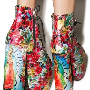 Iron fist like a virgin platform booties